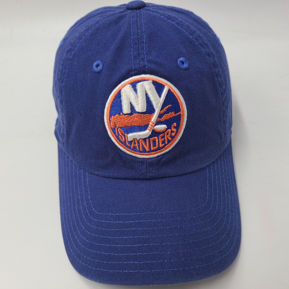 New York Islanders Hat Strapback American Needle Blue Orange NHL Hockey Logo Men